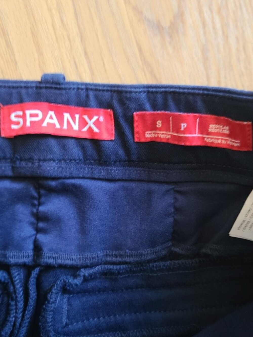 SPANXSuperSmooth Stretch Twill Slim Straight Pant Ankle Chinos Preppy sz S - Picture 6 of 7